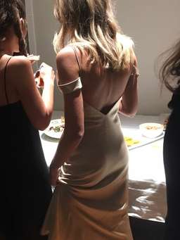 Hansen & Gretel Slip Dress Gold Size 8 for rent on The Volte - image 2