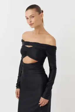 Camilla and Marc Berkley Dress Black Size 6 for rent on The Volte - image 2