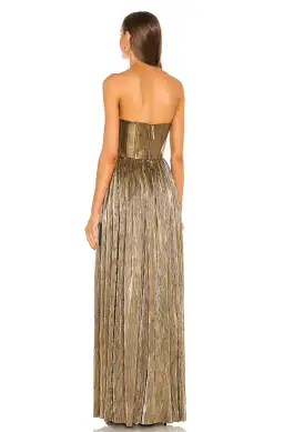 Bronx and Banco Florence Gown Gold Size AU 12  for rent on The Volte - image 2