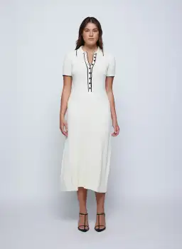 Anna Quan Laurel Penelope Midi Silence Pepper Dress White Size 6  for rent on The Volte - image 4
