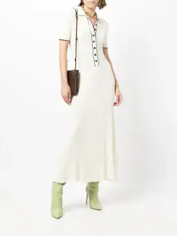 Anna Quan Laurel Penelope Midi Silence Pepper Dress White Size 6  for rent on The Volte - image 3