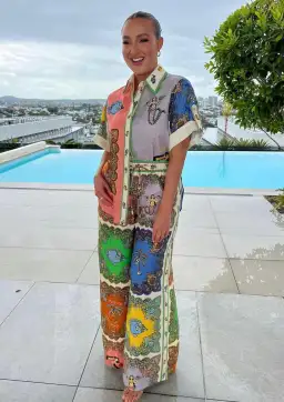 Alemais Trippy Troppo Shirt and Pant Two Piece Set Multi Print Size 10 for rent on The Volte - image 2