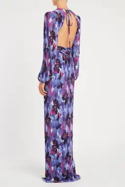 Rebecca Vallance Violet Deluge Gown Floral Print Size 8 for rent on The Volte - image 3