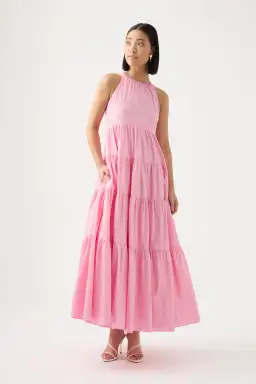 Aje Marguerite Tie Back Maxi Dress in Ballet Pink
Size 14 / XL