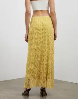 Camilla and Marc Riviera Skirt Yellow Size 10 for rent on The Volte - image 3
