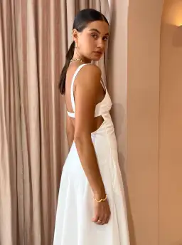 Anna Quan Heidi Dress In Swan White Size AU 6 for rent on The Volte - image 3