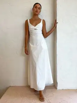 Anna Quan Heidi Dress In Swan White Size AU 6 for rent on The Volte - image 4