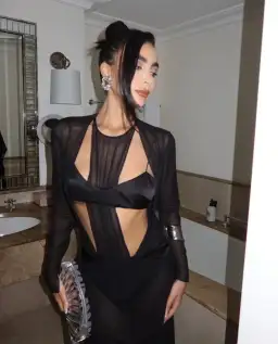 Christopher Esber Boudica Dress Black Size AU 8 / S for rent on The Volte - image 5