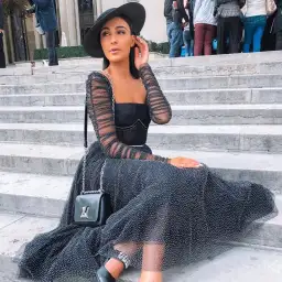 Rachel Gilbert Orlando Gown Black Print Size 8 for rent on The Volte - image 4