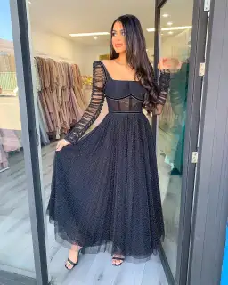 Rachel Gilbert Orlando Gown Black Print Size 8 for rent on The Volte - image 1