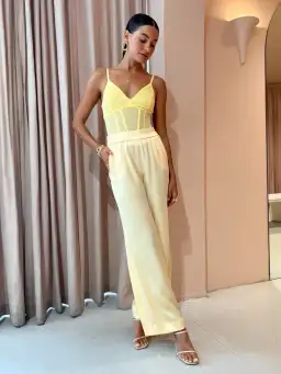 Viktoria and Woods Omega Bustier Flax Size 8 for rent on The Volte - image 1