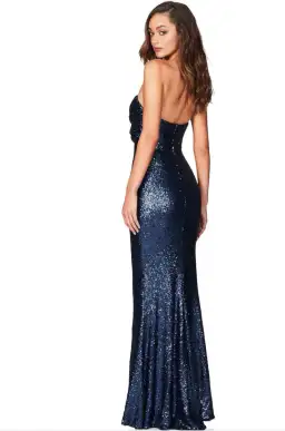 Love Nookie Valentina Gown Navy Size AU 8 for rent on The Volte - image 2