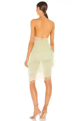 The Bar Kai Dress Knee Length Light Pistachio Size AU 6 for rent on The Volte - image 2