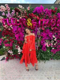 Thurley Folklane Dress Red 6 for rent on The Volte - image 2