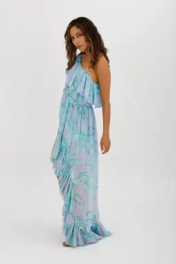 Aggi Antonellina Mistyy Lilac Dress Blue Size M/Au 10 for rent on The Volte - image 3