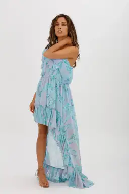 Aggi Antonellina Mistyy Lilac Dress Blue Size M/Au 10 for rent on The Volte - image 2