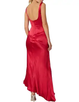 Bec & Bridge Vision of Love Cowl Dress Red Size 6 for rent on The Volte - image 3