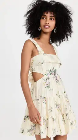 Alemais Margot Mini Sundress Floral Size AU 6 