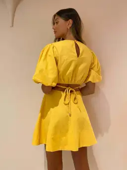 New Romantics Dolce Vita Mini Yellow Size AU 10 for rent on The Volte - image 4