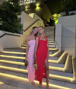 House Of Cb Ariela Red Ruffle Backless Dress Cherry In Size S/Au 8 for rent on The Volte - image 5