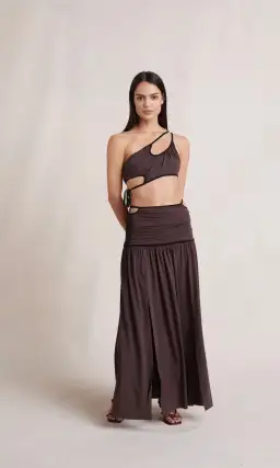 Bec & Bridge Lena Top and Skirt Set Brown Size 10 for rent on The Volte - image 1