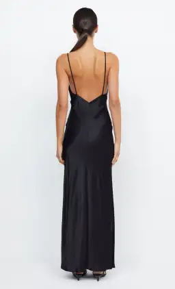 Bec & Bridge Moon Dance V Maxi Dress Black Size 10  for rent on The Volte - image 2