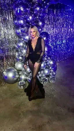 Michael Costello Martin Gown Black Size AU 8 for rent on The Volte - image 5