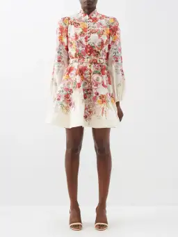 Zimmermann Wonderland Buttoned Mini Multi Size 1 / Size AU 10 for rent on The Volte - image 1