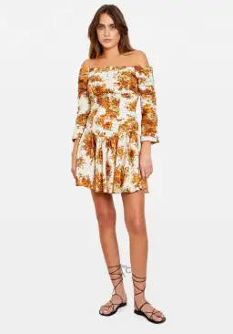 Alemais Derby Mini Dress Multi Size AU 6