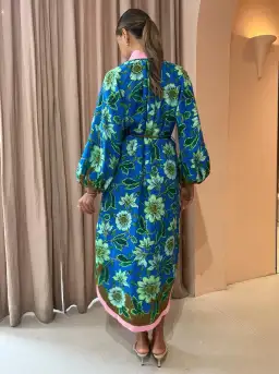 Alemais Winnie Shirt Dress in Cobalt Size AU 12 for rent on The Volte - image 2