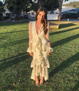 Nicola Finetti Maia dress white size 6