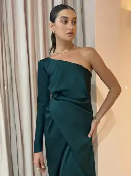 One Fell Swoop Diana Gown Jungle Size 8 for rent on The Volte - image 4