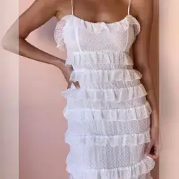 Hansen and Gretel Ophelia Dress in Ivory Size Small for rent on The Volte - image 3