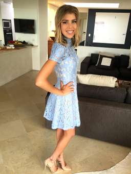 Lover Warrior Lace Mini Dress size 6 for rent on The Volte - image 1