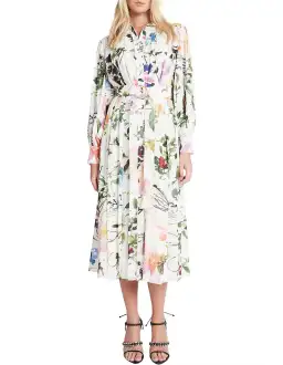 Aje Introspect Shirt Dress Floral Size 6
