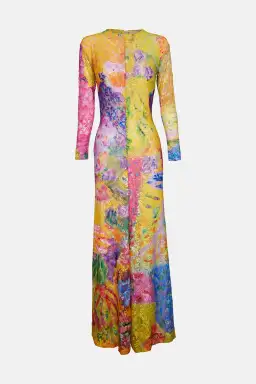 Romance was born Yellow Reef Long Sleeve Lace Frock Multi Size 12  for rent on The Volte - image 4