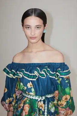 Alemais Lyla Dress Blue/Floral Size 10 for rent on The Volte - image 5