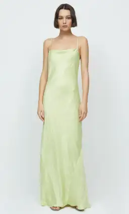 Bec & Bridge Lani Maxi Dress Lime Size 8