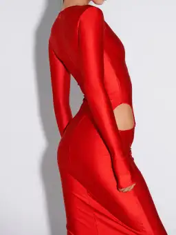 Effie  Kats Meika Dress Cherry Red  Size M / AU 10 for rent on The Volte - image 2