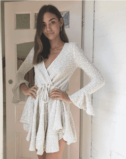 Shona Joy Aimee Frill Dress Size 10