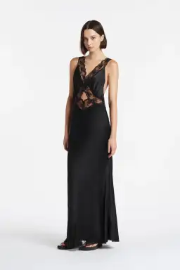 Sir the Label Aries Cut Out Gown Black Size AU 6 for rent on The Volte - image 1