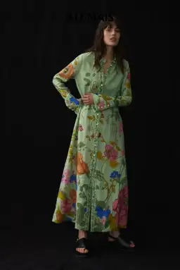 Alemais Olivia Shirtdress Floral Size 10 / M for rent on The Volte - image 1