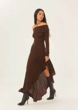 Arcina Ori Bella Dress Brown Size 6 for rent on The Volte - image 0