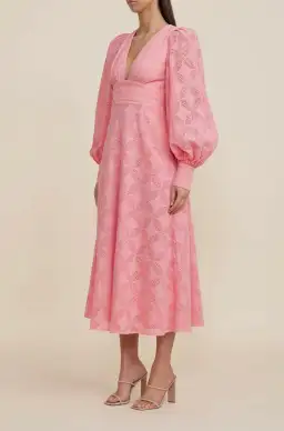 Acler Lowell Dress Tulip Pink Size 10 for rent on The Volte - image 3