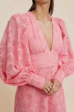 Acler Lowell Dress Tulip Pink Size 10 for rent on The Volte - image 2