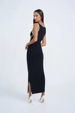 By Johnny Catalina Knit Midi Dress Black Size Small /Au 8  for rent on The Volte - image 2