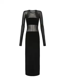 Sir the Label Impermanence Splice Maxi Dress Black Size 10 for rent on The Volte - image 5