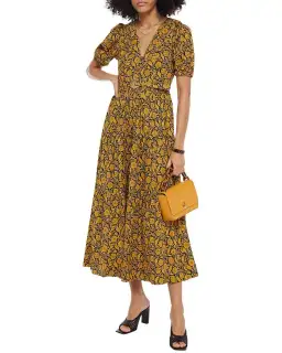 Nicholas the Label Celie Dress Print Size 8  for rent on The Volte - image 1