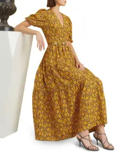 Nicholas the Label Celie Dress Print Size 8  for rent on The Volte - image 2