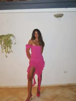 Fanci Club The Crime Dress Hot Pink Size XS/Au 6 for rent on The Volte - image 3